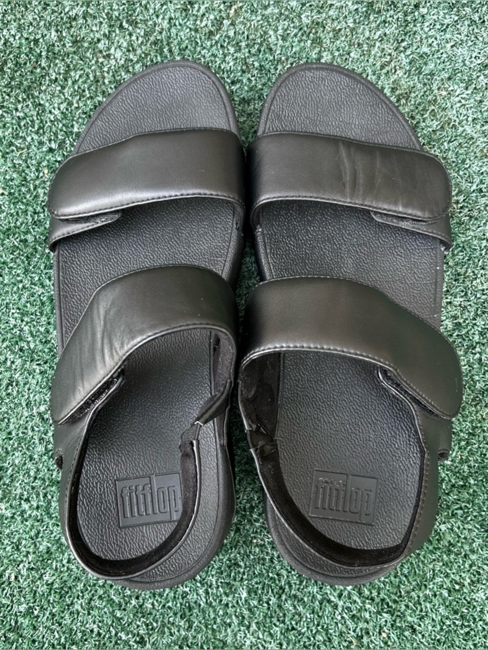 Fitflop Lulu Adjustable Leather Sandal Black 8 - Picture 9 of 13
